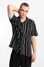 Striped Gauze Cotton Button-Up Shirt thumbnail 2