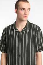 Striped Gauze Cotton Button-Up Shirt thumbnail 6