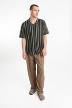Striped Gauze Cotton Button-Up Shirt thumbnail 8