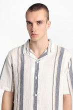 Thick Striped Gauze Cotton Button-Up Shirt thumbnail 2