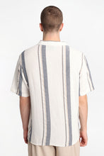 Thick Striped Gauze Cotton Button-Up Shirt thumbnail 3