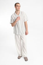 Pinstriped Gauze Cotton Button-Up Shirt thumbnail 4