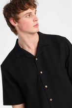 Textured Vertically Striped Short Sleeve Shirt thumbnail 7