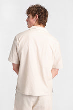 Cotton Textured Pinstriped Button-Up Shirt thumbnail 4