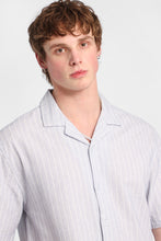Cotton Textured Pinstriped Button-Up Shirt thumbnail 6