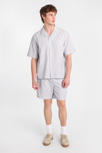 Cotton Textured Pinstriped Button-Up Shirt thumbnail 8