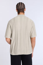 Chemise en tricot texturé manches courtes boutonnée thumbnail 8