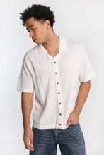 Chemise de tricot chevron à manches courtes thumbnail 1