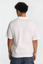 Chemise de tricot chevron à manches courtes thumbnail 3