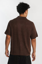 Chemise de tricot chevron à manches courtes thumbnail 8