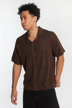 Chemise de tricot chevron à manches courtes thumbnail 6