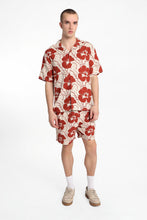 Linen-Blend Floral Button-Up Shirt thumbnail 8