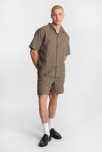 Chemise en tricot texturé à manches courtes à motif en dentelle en coton thumbnail 9