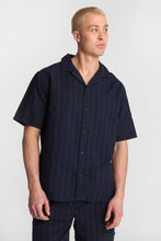 Chemise en tricot texturé à manches courtes à motif en dentelle en coton thumbnail 1