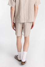Textured Striped Shorts thumbnail 3