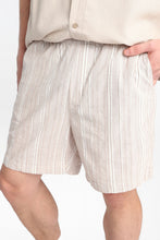 Multi-Striped Textured Knit Shorts thumbnail 2