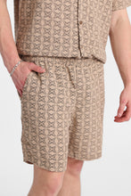 Textured Geometric Floral Shorts thumbnail 2