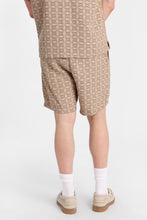 Textured Geometric Floral Shorts thumbnail 3