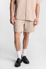Textured Knit Lace Striped Knit Shorts thumbnail 2