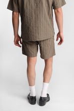 Textured Knit Lace Striped Knit Shorts thumbnail 8