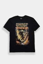 Ghost Rider Skull Face Graphic Tee thumbnail 1