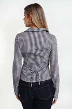 Button-Up Tie-Back Long Sleeve Shirt thumbnail 18