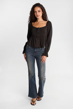 Long Sleeve Babydoll Top thumbnail 4