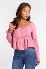 Long Sleeve Babydoll Top thumbnail 9