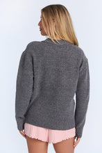Graphic Flat Knit Crew Neck Sweater thumbnail 4