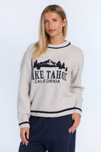 Graphic Flat Knit Crew Neck Sweater thumbnail 7