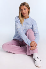 Graphic Flat Knit Crew Neck Sweater thumbnail 20