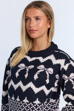 Graphic Flat Knit Crew Neck Sweater thumbnail 22
