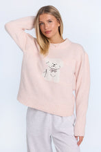 Graphic Flat Knit Crew Neck Sweater thumbnail 1