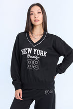 Graphic V-Neck Sweatshirt thumbnail 10