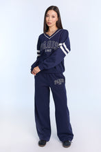 Graphic V-Neck Sweatshirt thumbnail 4