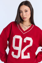 Graphic V-Neck Sweatshirt thumbnail 21