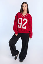 Graphic V-Neck Sweatshirt thumbnail 23