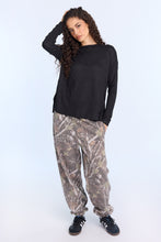 Everyday Waffle Knit Long Sleeve Crew Neck Top thumbnail 5