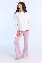 Everyday Waffle Knit Long Sleeve Crew Neck Top thumbnail 9