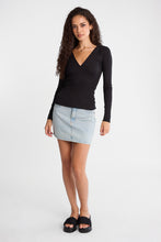 Long Sleeve Hooded V-Neck Top thumbnail 5