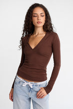 Long Sleeve Hooded V-Neck Top thumbnail 10