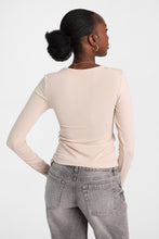 Long Sleeve Brushed Ribbed Knit Crew Neck Top thumbnail 8