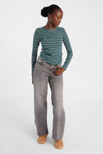 Long Sleeve Brushed Ribbed Knit Crew Neck Top thumbnail 16