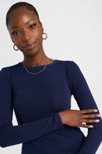 Long Sleeve Brushed Ribbed Knit Crew Neck Top thumbnail 18