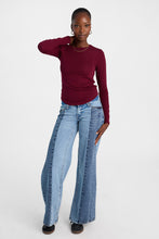 Long Sleeve Brushed Ribbed Knit Crew Neck Top thumbnail 24