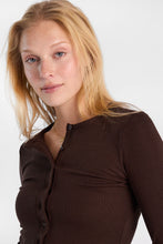Long Sleeve Brushed Henley Top thumbnail 6