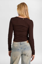 Long Sleeve Brushed Henley Top thumbnail 7
