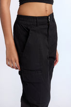 High Rise Twill Cargo Straight Leg Pants thumbnail 3