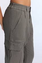 High Rise Twill Cargo Straight Leg Pants thumbnail 15