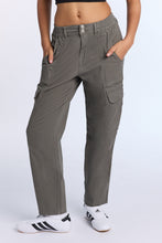 High Rise Twill Cargo Straight Leg Pants thumbnail 14